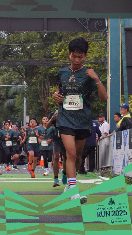 Race photo from Mangkunegaran Run 2025