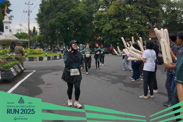 Race photo from Mangkunegaran Run 2025