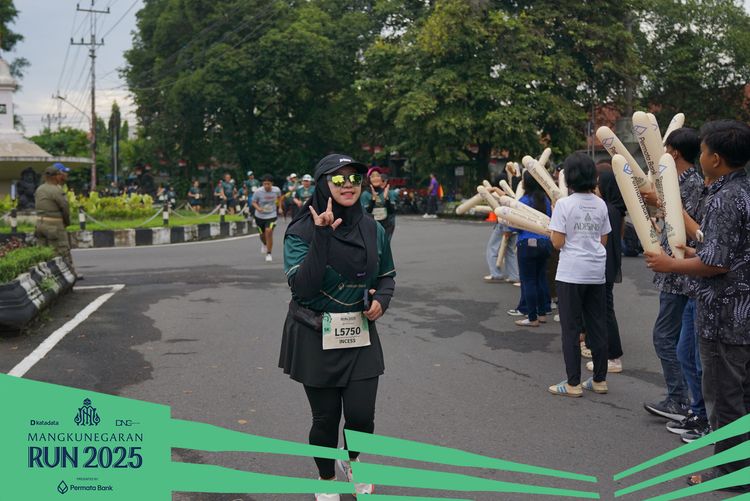 Race photo from Mangkunegaran Run 2025