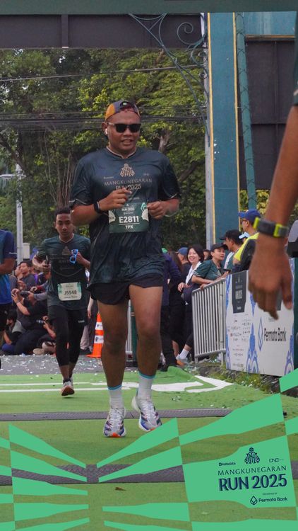 Race photo from Mangkunegaran Run 2025