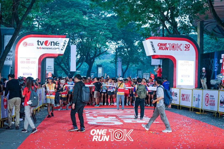 Race photo from ONE RUN 10K 2025