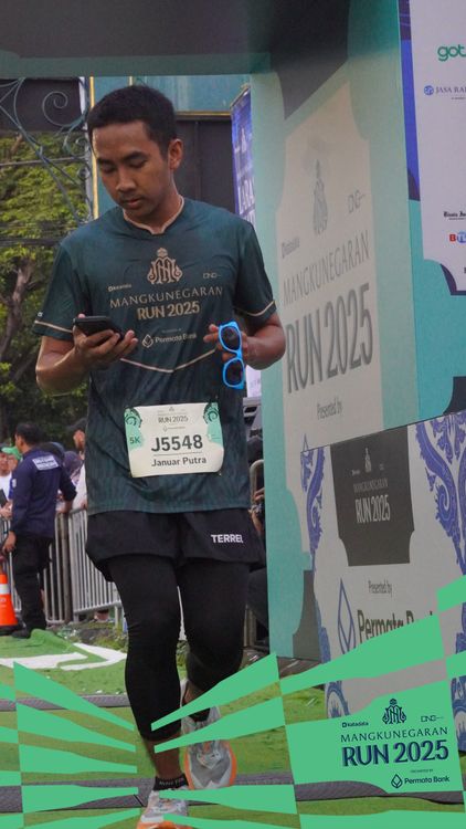 Race photo from Mangkunegaran Run 2025