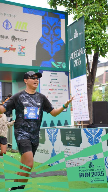 Race photo from Mangkunegaran Run 2025