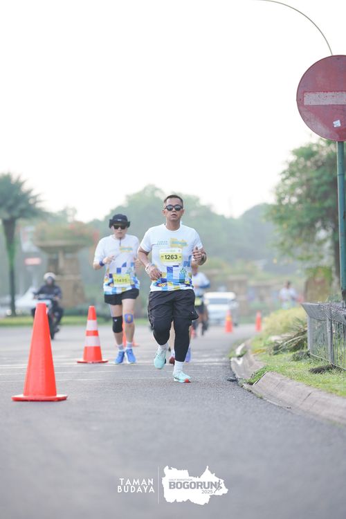 Race photo from Taman Budaya x BOGORUN 2025