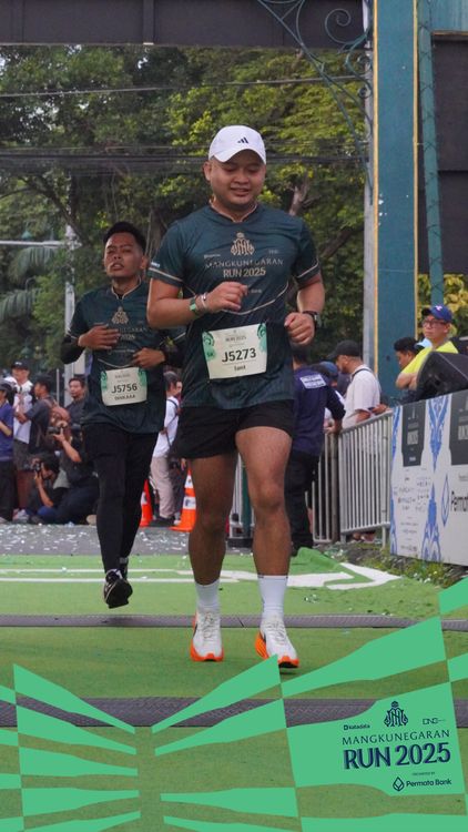 Race photo from Mangkunegaran Run 2025