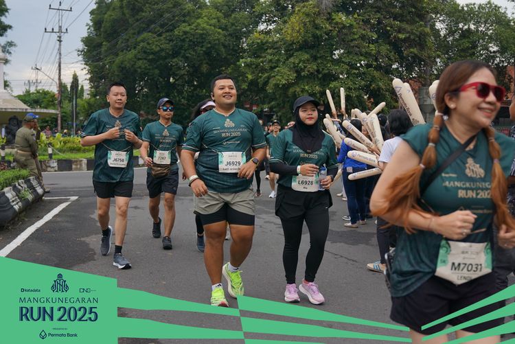 Race photo from Mangkunegaran Run 2025