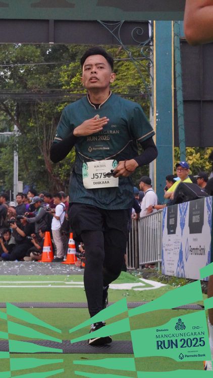 Race photo from Mangkunegaran Run 2025