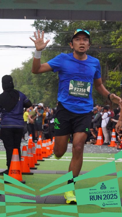 Race photo from Mangkunegaran Run 2025