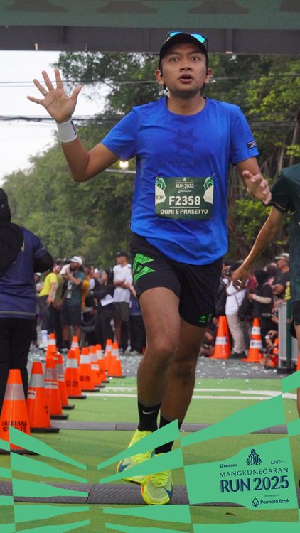 Race photo from Mangkunegaran Run 2025