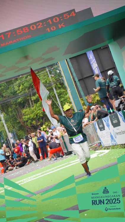Race photo from Mangkunegaran Run 2025