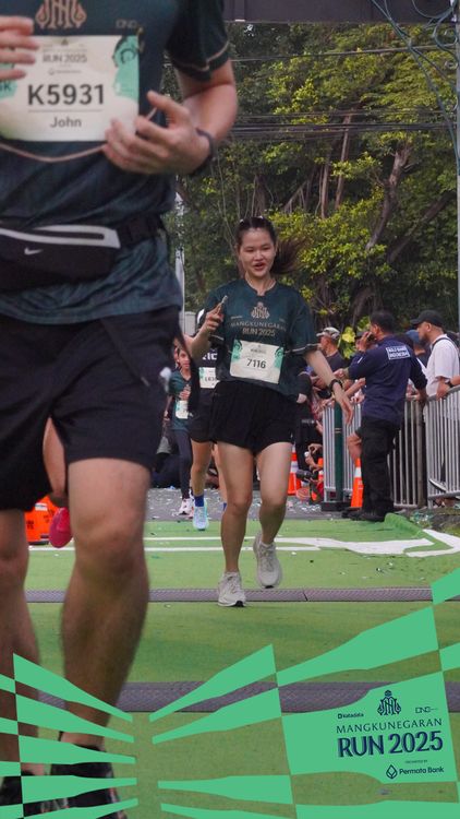 Race photo from Mangkunegaran Run 2025