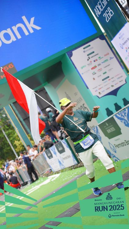 Race photo from Mangkunegaran Run 2025