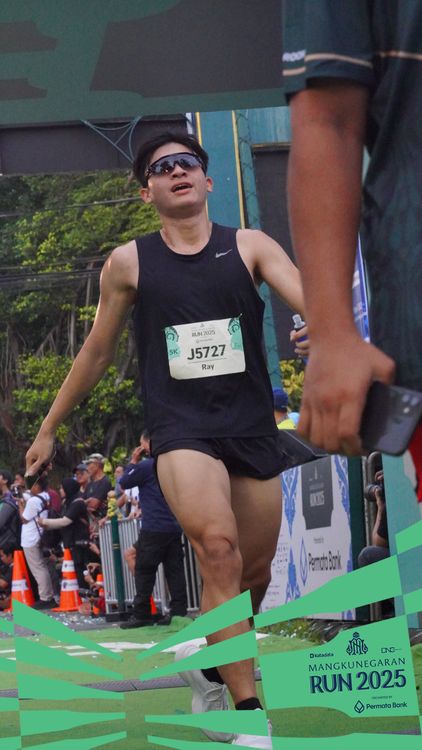 Race photo from Mangkunegaran Run 2025