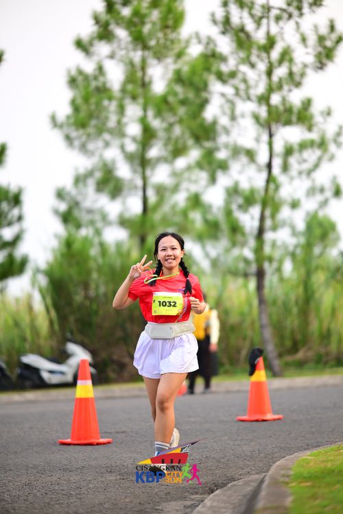Race photo from CISANGKAN KBP CITY RUN 2025
