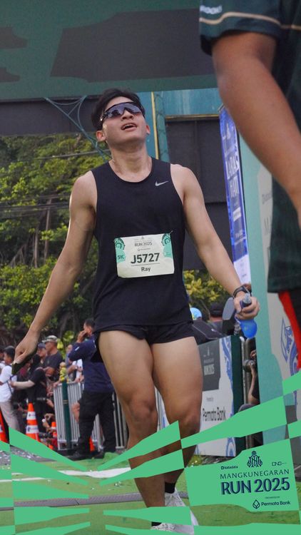 Race photo from Mangkunegaran Run 2025