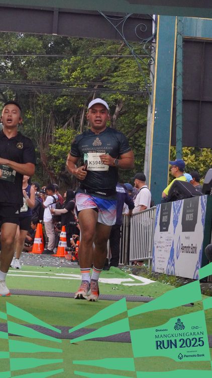 Race photo from Mangkunegaran Run 2025