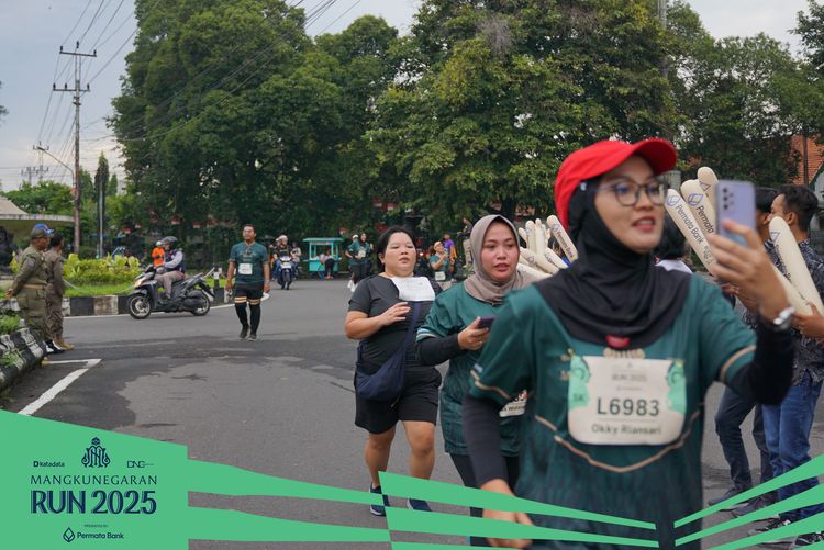 Race photo from Mangkunegaran Run 2025