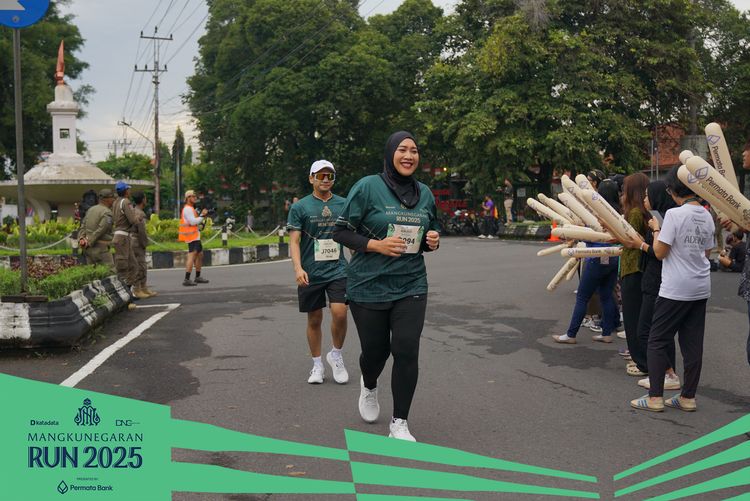 Race photo from Mangkunegaran Run 2025