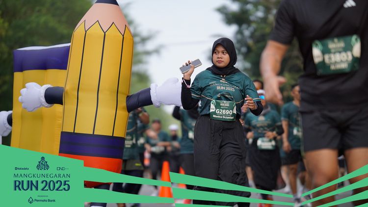 Race photo from Mangkunegaran Run 2025