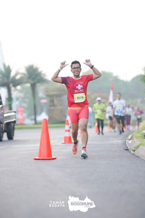 Race photo from Taman Budaya x BOGORUN 2025