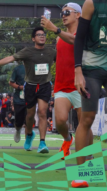 Race photo from Mangkunegaran Run 2025