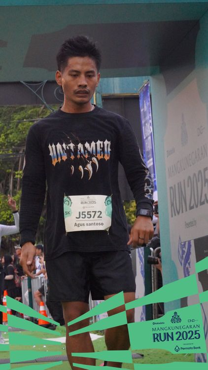 Race photo from Mangkunegaran Run 2025