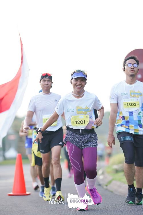 Race photo from Taman Budaya x BOGORUN 2025