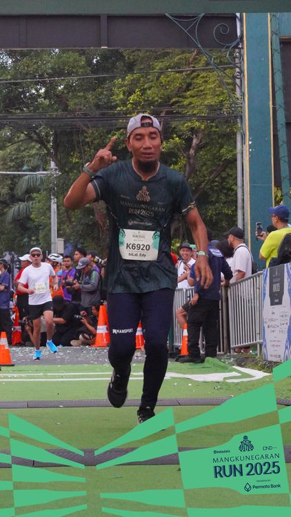 Race photo from Mangkunegaran Run 2025
