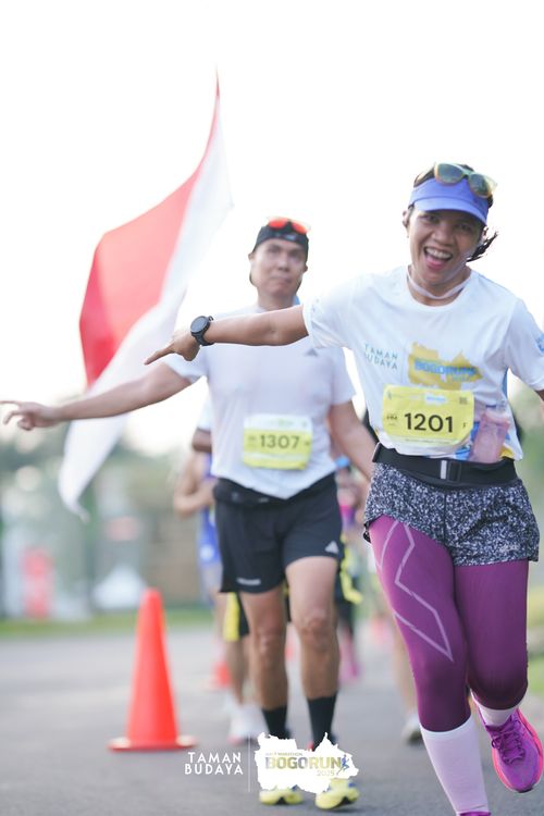Race photo from Taman Budaya x BOGORUN 2025