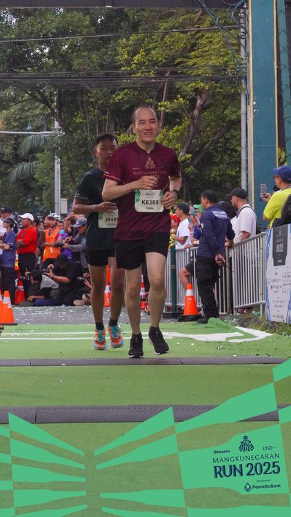 Race photo from Mangkunegaran Run 2025