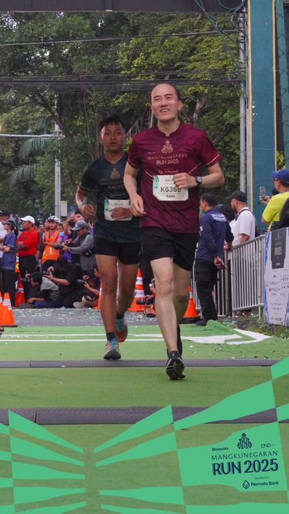 Race photo from Mangkunegaran Run 2025