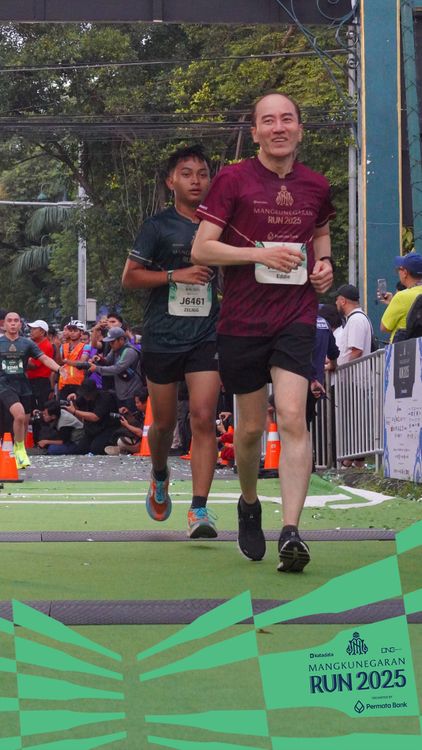 Race photo from Mangkunegaran Run 2025