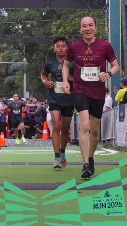 Race photo from Mangkunegaran Run 2025