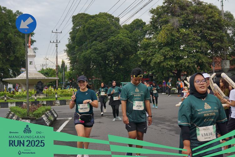 Race photo from Mangkunegaran Run 2025