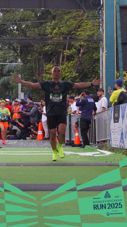 Race photo from Mangkunegaran Run 2025
