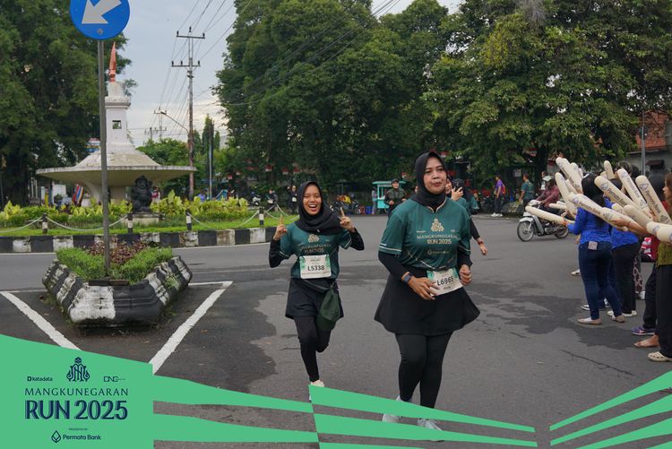 Race photo from Mangkunegaran Run 2025