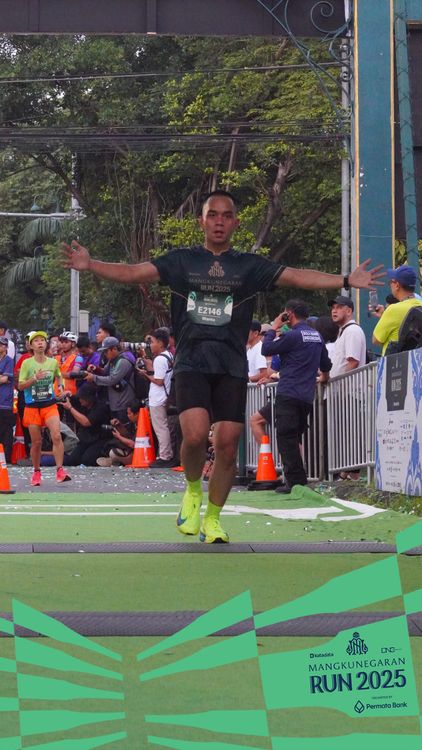 Race photo from Mangkunegaran Run 2025
