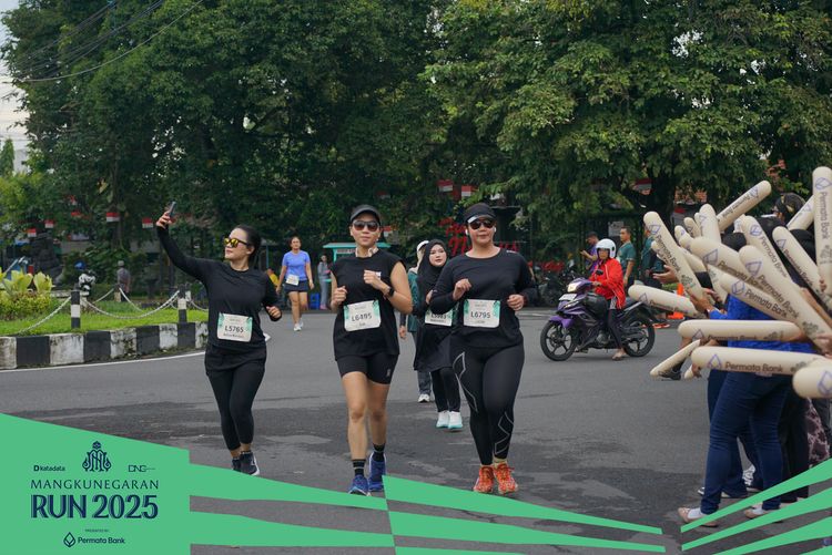 Race photo from Mangkunegaran Run 2025