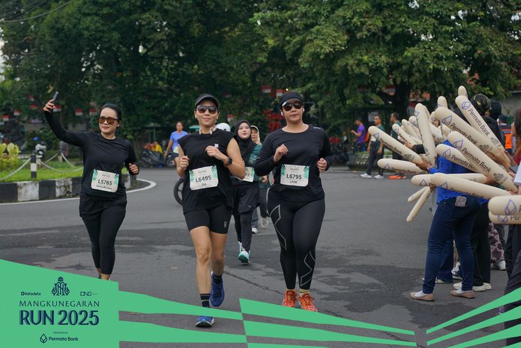 Race photo from Mangkunegaran Run 2025