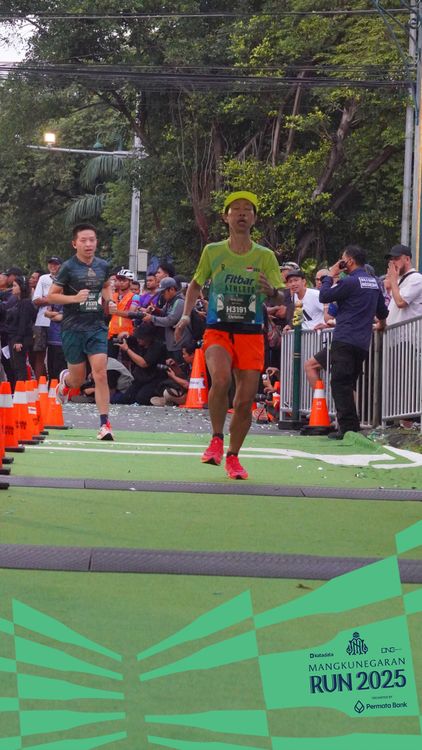 Race photo from Mangkunegaran Run 2025