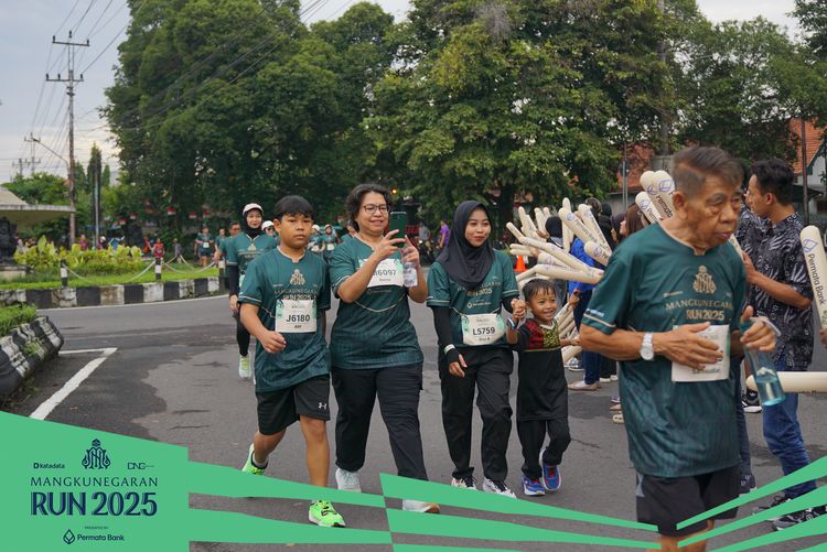 Race photo from Mangkunegaran Run 2025