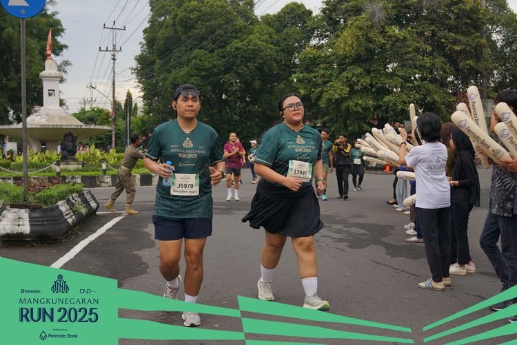 Race photo from Mangkunegaran Run 2025