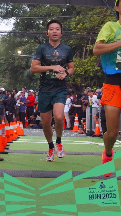 Race photo from Mangkunegaran Run 2025