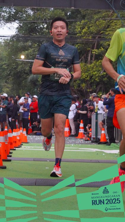 Race photo from Mangkunegaran Run 2025