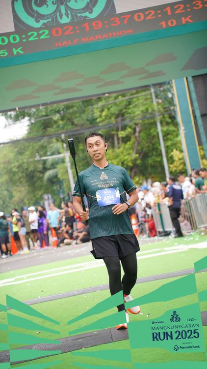 Race photo from Mangkunegaran Run 2025