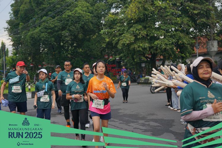 Race photo from Mangkunegaran Run 2025