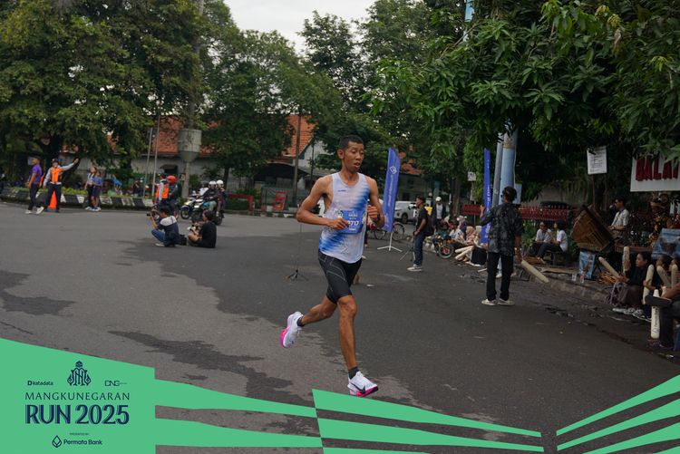 Race photo from Mangkunegaran Run 2025