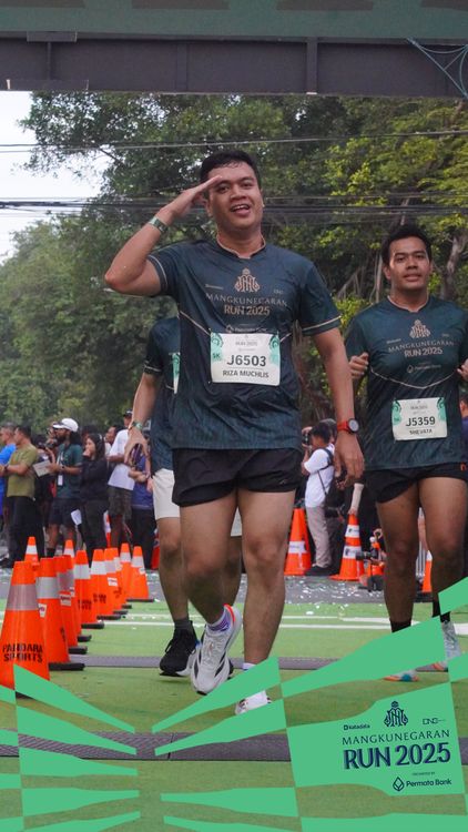 Race photo from Mangkunegaran Run 2025