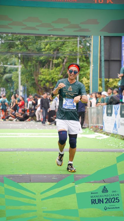 Race photo from Mangkunegaran Run 2025