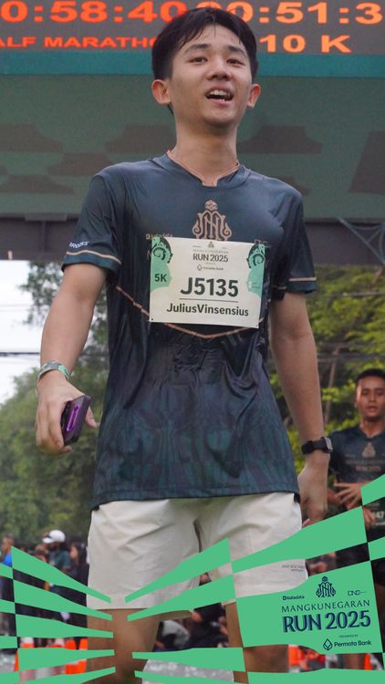 Race photo from Mangkunegaran Run 2025